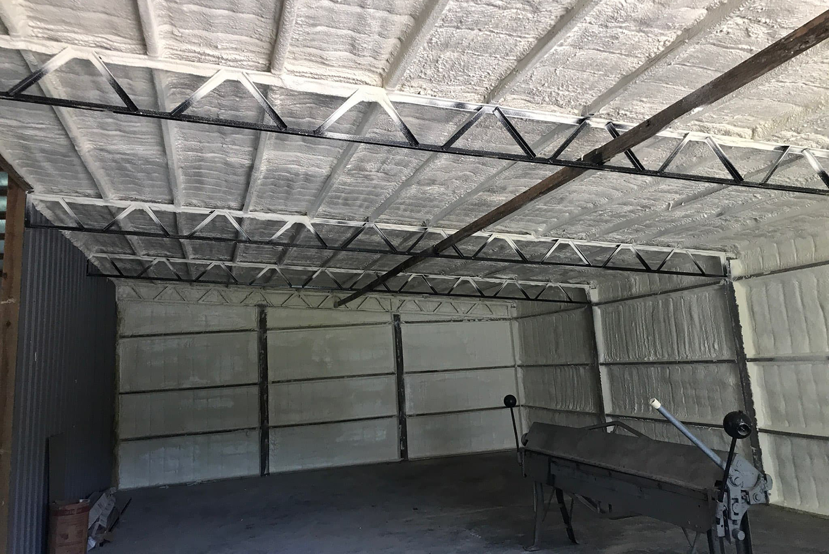 Commercial Spray Foam Wall and Ceiling 1